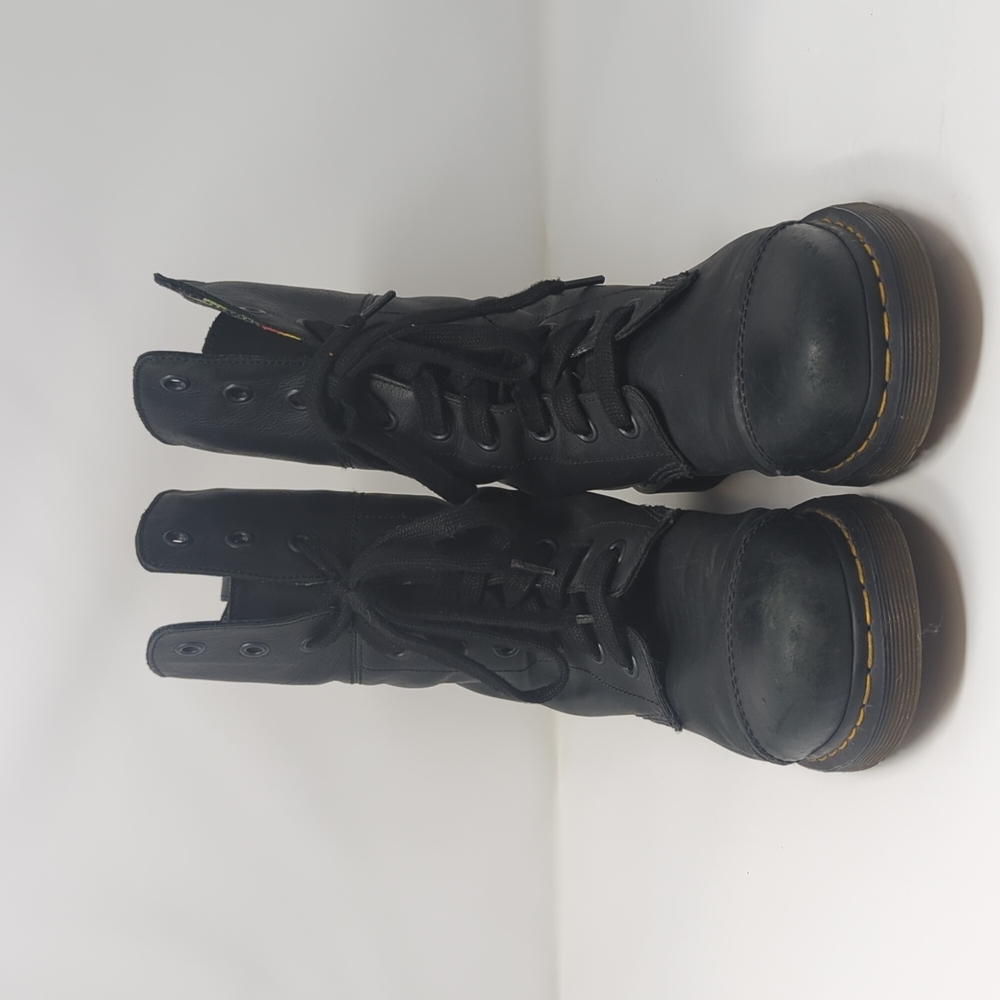 DR MARTENS AIMILITA WOMENS LEATHER TALL BOOT sz 11